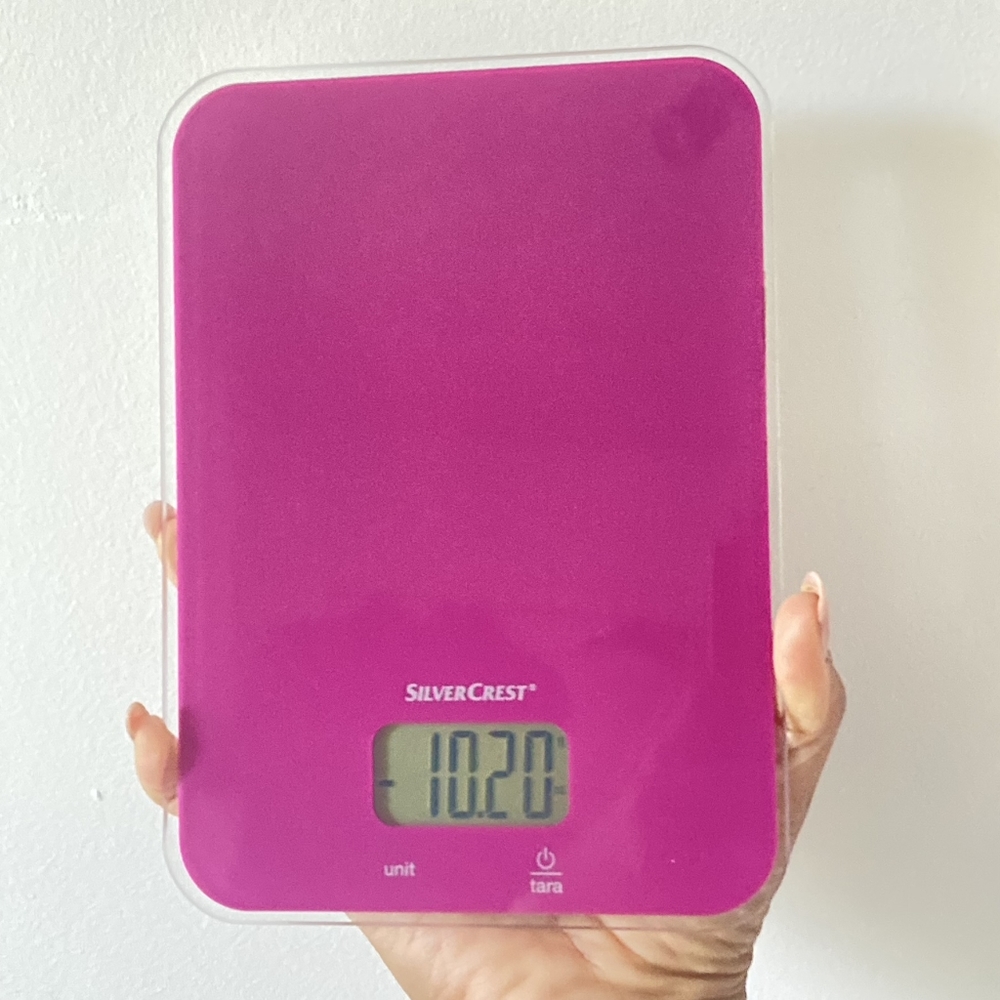 Silvercrest Barbiecore Kitchen Weighing Scales - Stylish & Functional, Up to 5kg - Picture 5 of 5